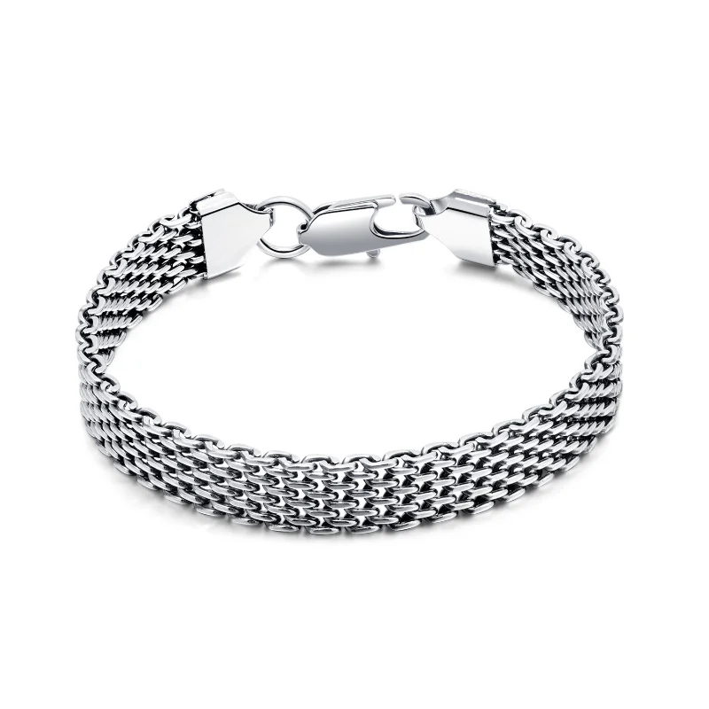 

Mesh Texture Bracelet For men Knitted Design Bracelet Jewelry Gifts