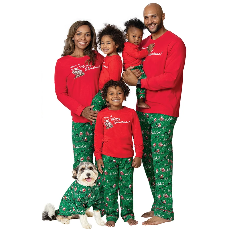 

Сочетающиеся наряды для семьи рождественские пижамы для мамы детей малышей мамы и дочери одинаковые пижамы стандартная детская одежда
