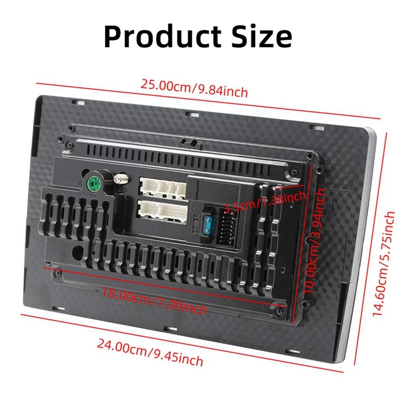 Автомобильный 10 1-дюймовый портативный Bluetooth-экран с GPS-навигацией беспроводной