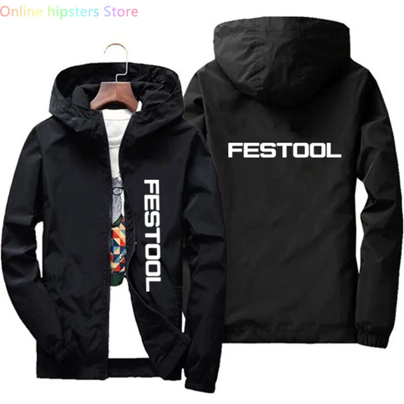 

2022 Spring Autumn Festool Tools Men'S Hoodie Sunscreen Windbreaker Sweatshirts Hip-Hop Harajuku Hoody Casual Tracksuit Jacket