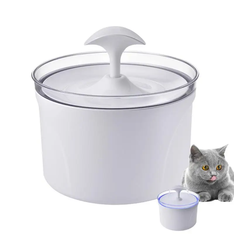 

Water Fountain For Cats 2.5L Pet Water Fountain Automatic Cat Fountain Water Bowl Water Fountain For Cats Inside Quiet Cat