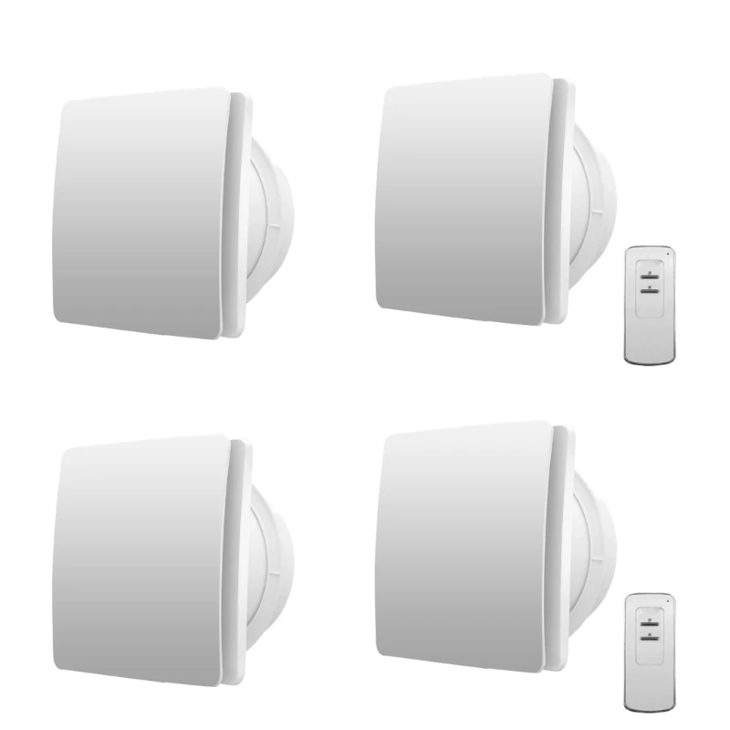 Простая установка тихий вентилятор для ванной комнаты 34 дБ с контролем влажности