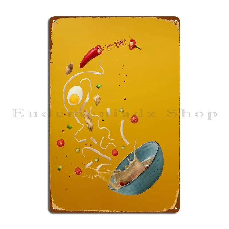 

Рамен металлический знак винтажный Ретро кинотеатр проектирование жестяные пластинки знак постер