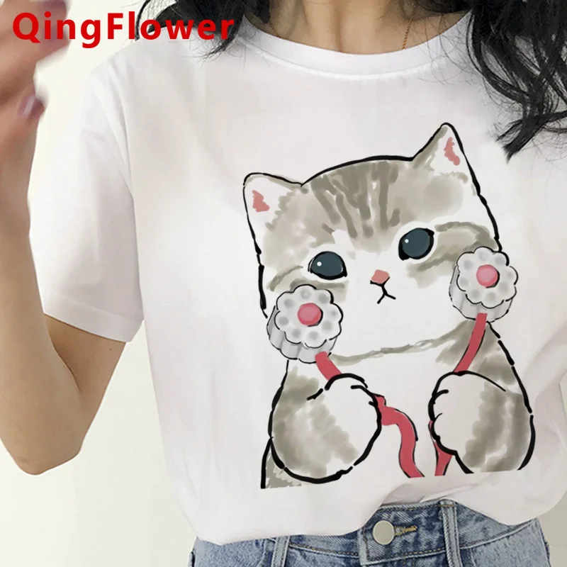 

Cat t shirt women y2k clothes aesthetic graphic tees women grunge harajuku kawaii clothes tshirt streetwear