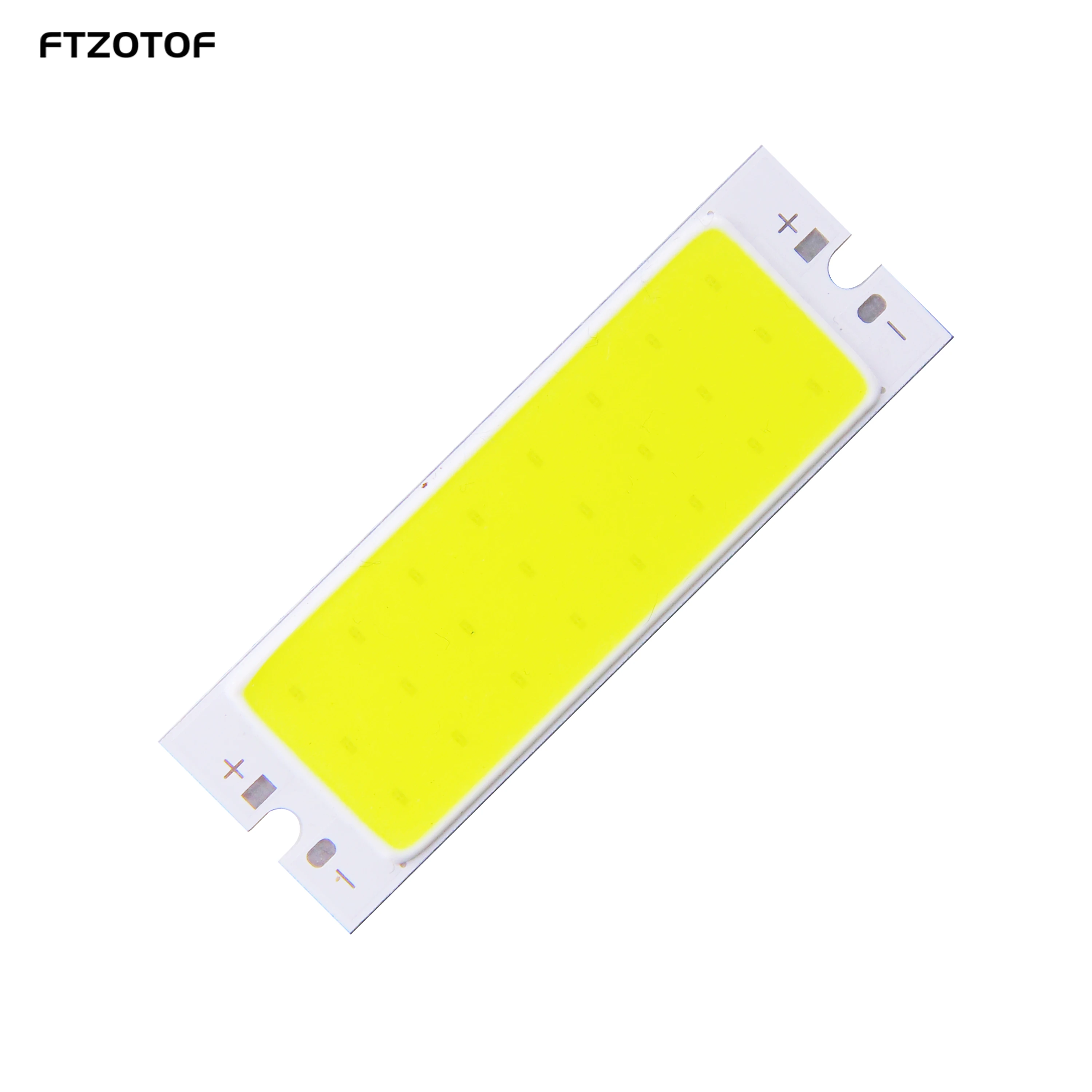 FTZOTOF New LED Dc 12V Strip Module Source 7W 62*20mm COB On-Board Chip Cool White 6500K For DIY Bulb Work Lamps Car Light