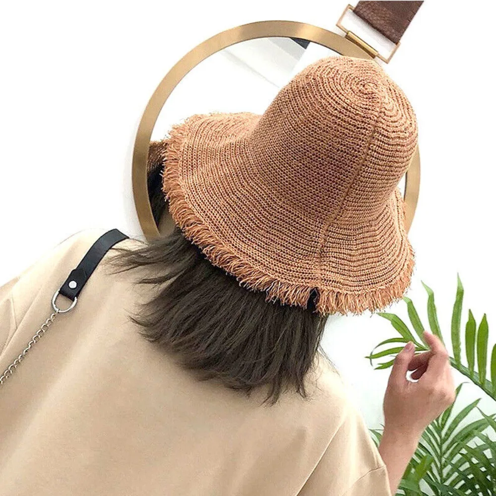 Шляпа от солнца для женщин модная дышащая солнцезащитная с широкими полями