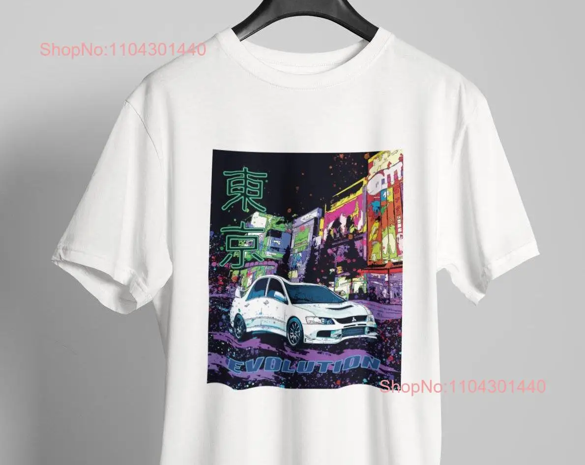Футболка JDM Tokyo Lancer Evo Car японская уличная одежда от M3EX с длинными или короткими