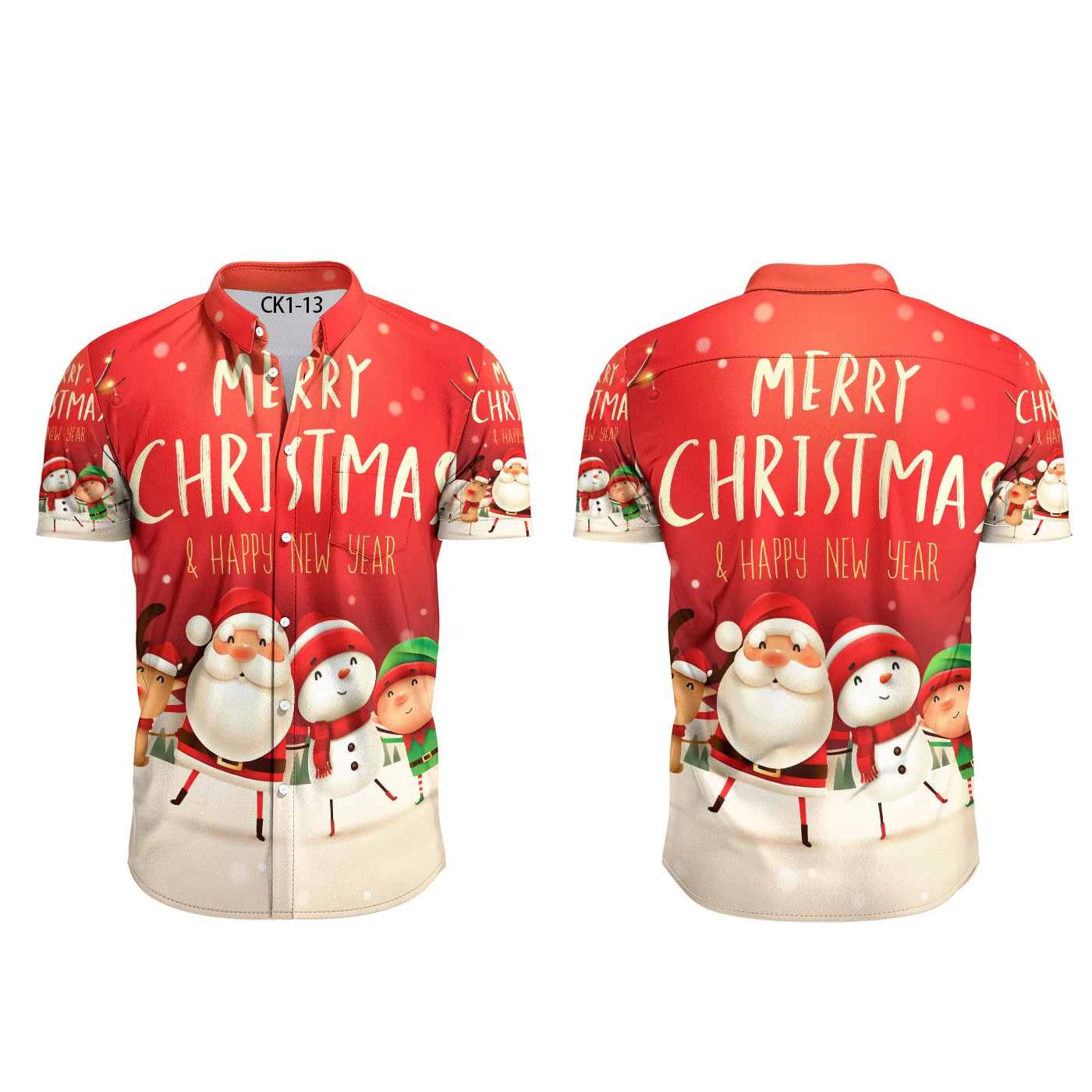 

2022 Christmas Shirts 3d Printed Xmas Long Sleeve Blouse Holiday Party Tops Oversized Tee Shirt for Men Clothing Harajuku Camisa