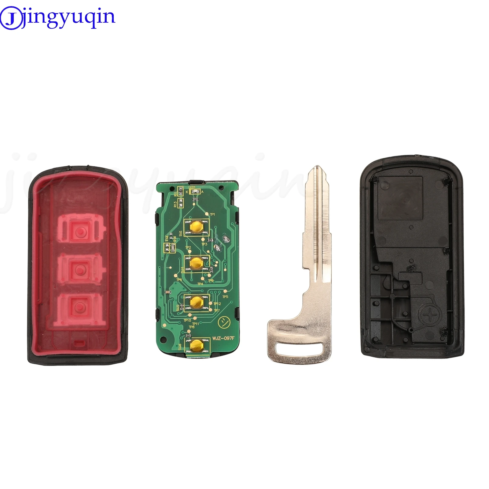 Jingyuqin 3BTN дистанционный смарт ключ-брелок 433 МГц ID46 ID47 чип для Mitsubishi Lancer Outlander ASX Eclipse