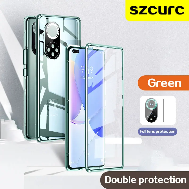 Ceny Do Obudowy Huawei Nova 9 Pro. Nowa 360 ° Pełna Ochrona Revent Peep Magnetyczna Adsorpcja Szklana Osłona Telefonu Nova 9 Novo 9 Nove 9