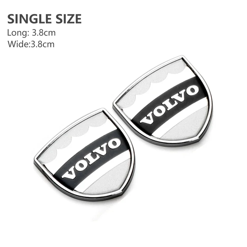 

Автомобильные аксессуары, 3D алюминиевая эмблема значок, автомобильные наклейки, наклейка для Volvo Xc60 Xc90 V40 V60 S60 V50 V90 S80 C40 XC40 V70 XC70 C30