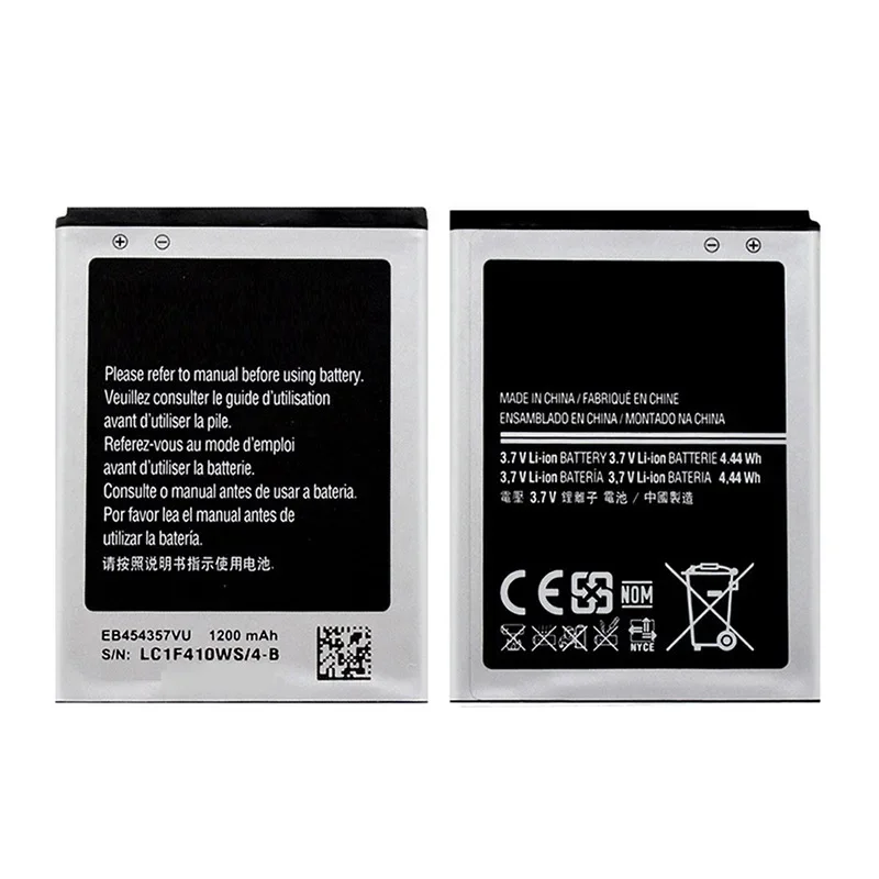 EB 454357 Аккумулятор VU 1200 мАч для Samsung Galaxy Y GT-S5360 Duos S5368 S5380 S5380D Wave S5300