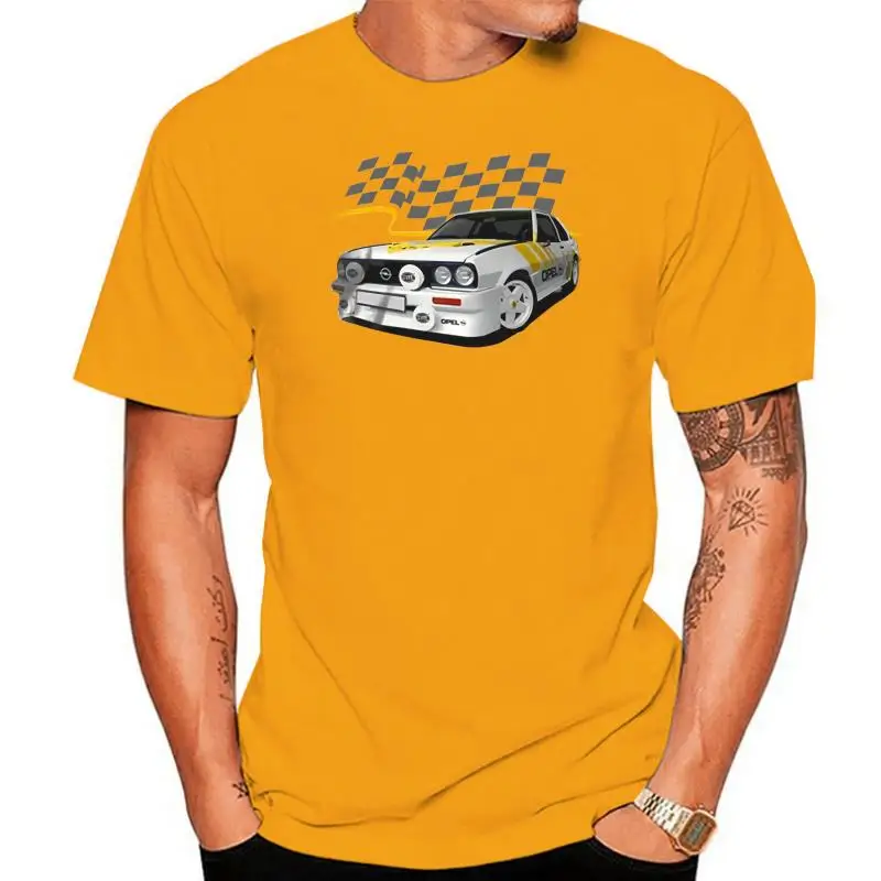 Белая или серая футболка Opel Ascona B400 Rally Wrc Vauxhall Cavalier