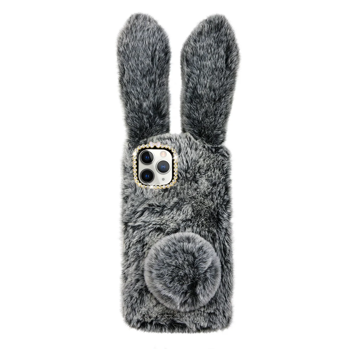 

Plush Rabbit Cover Case Compatible for Apple 12 Pro 6.1inch