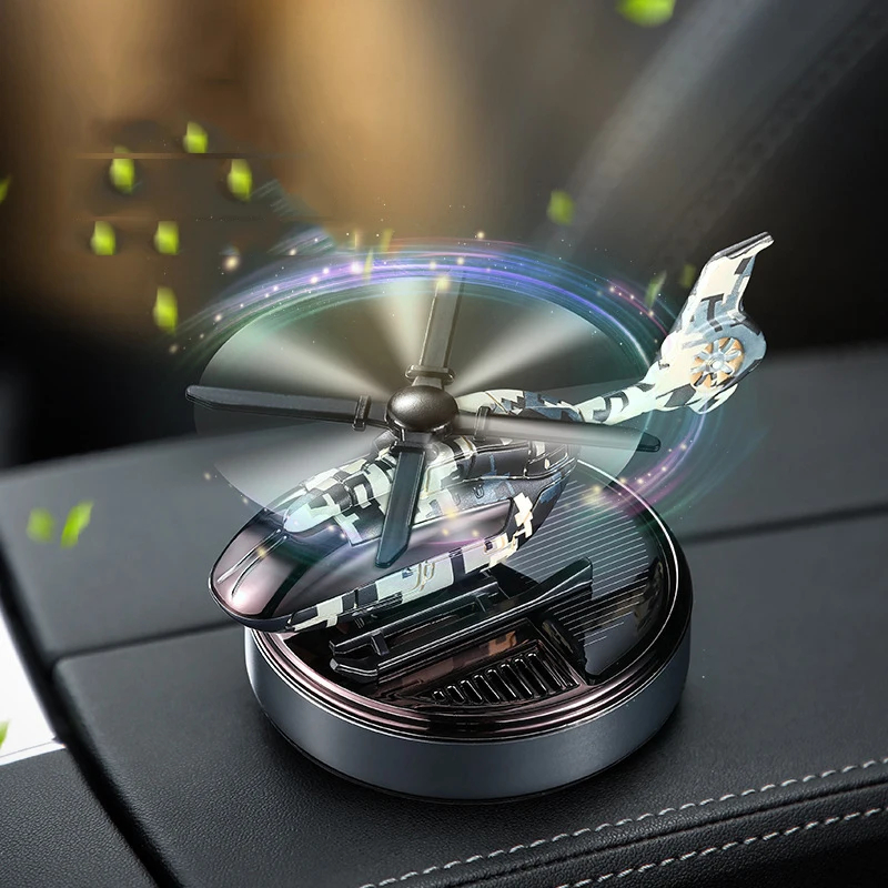 

Helicopter style Car Air Freshener Solar Car Perfume Fragrance Auto Rotation Air Aromatherapy Flavoring Car Accessories