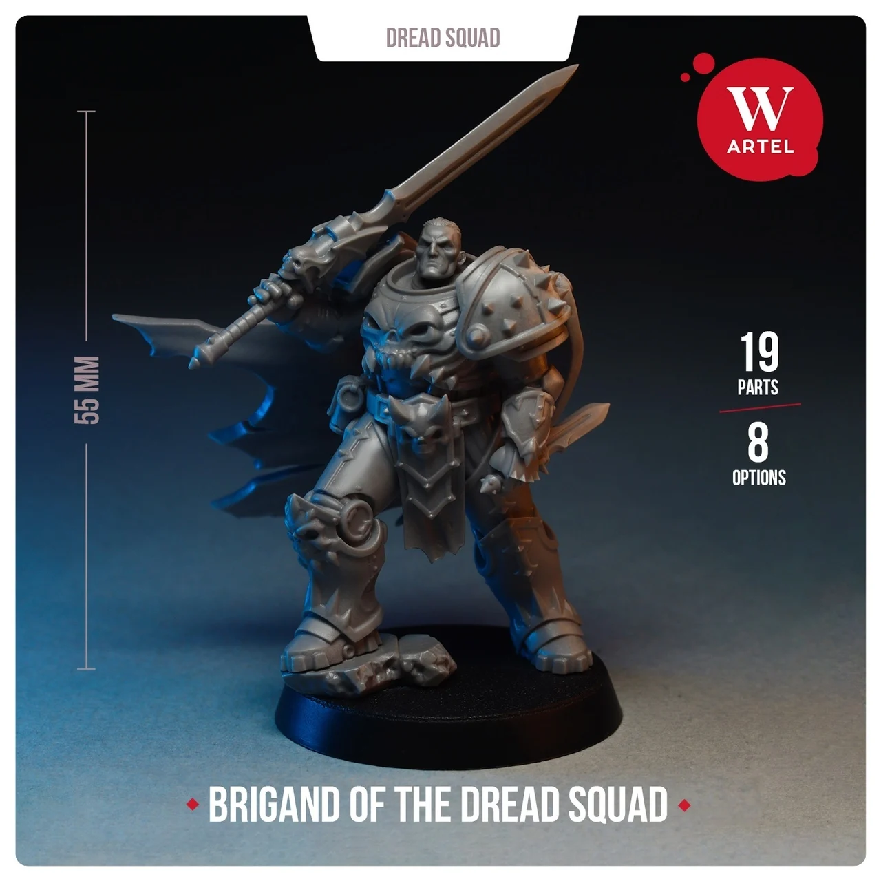 

Resin Model Artel "W" Miniatures Brigand of the Dread Squad Unpainted Garage Kit