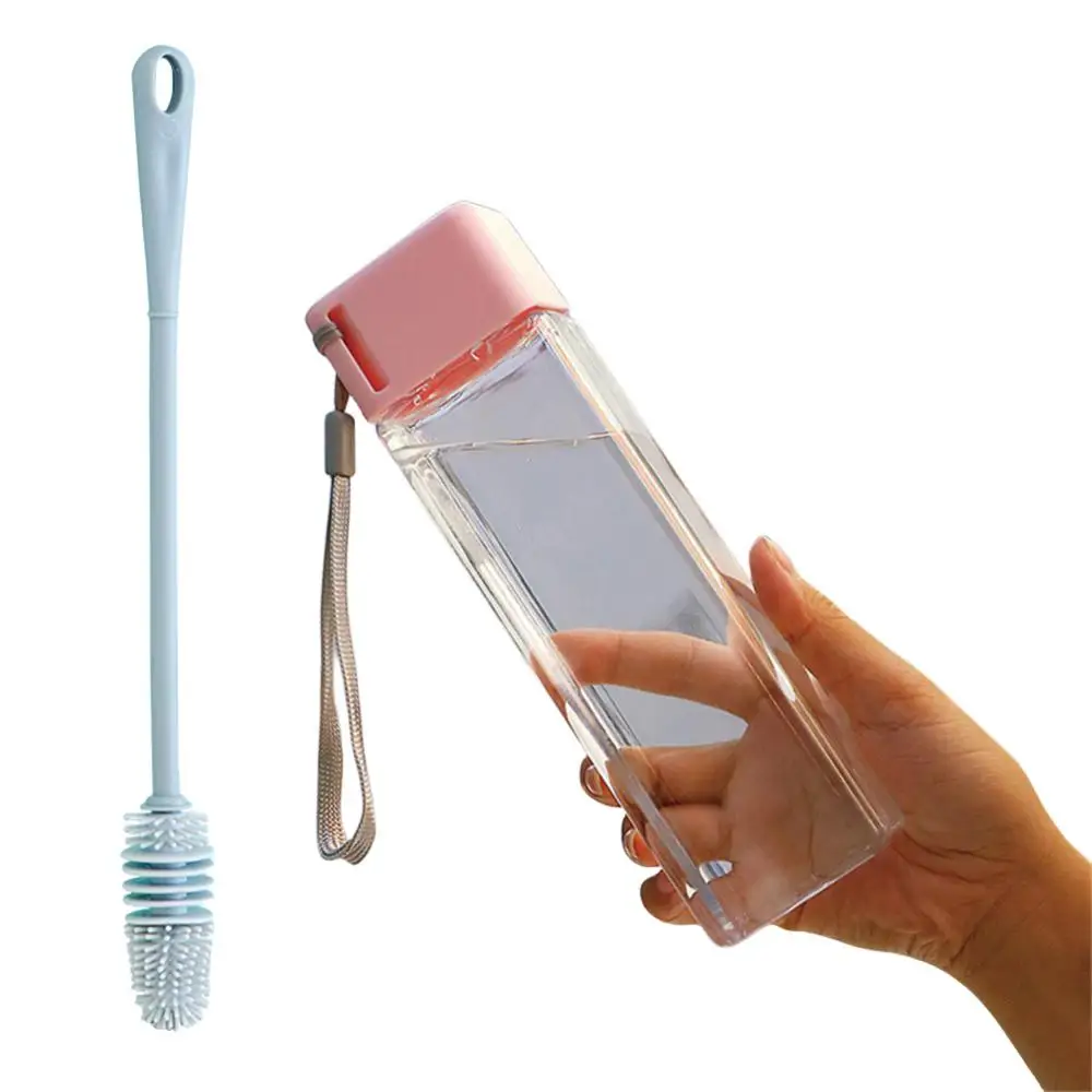 

Student Beverage Bottle Worry-free Cleaning Multipurpose Square Kitchen Cleaning Essential Drinking Water Container Cup Reusable