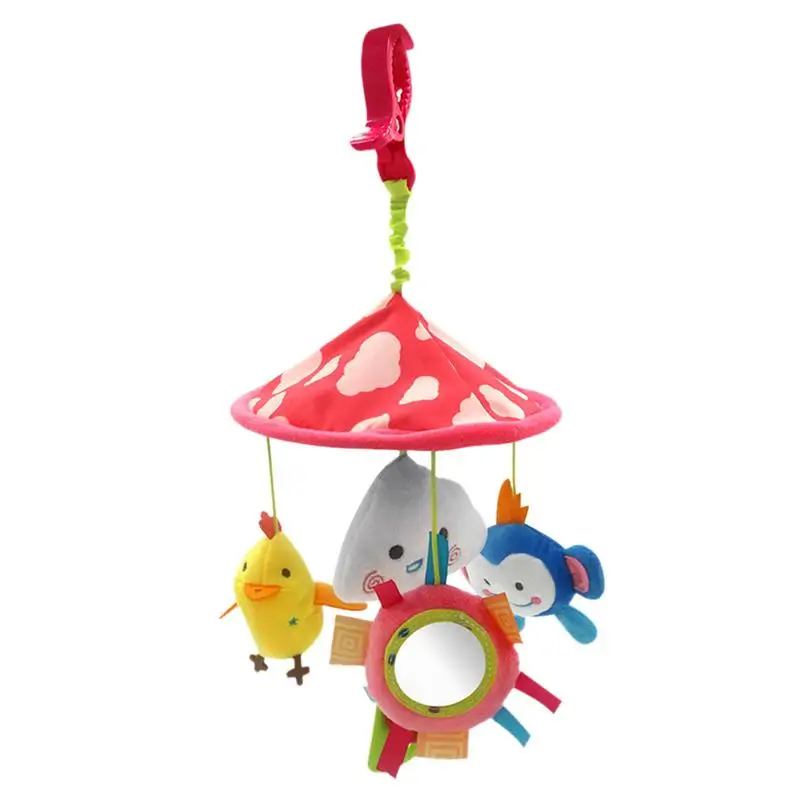 

Crib Mobile Toys 360 Rotation Clip On Mobile And Nursery Hangings With Teether And Toy Pendants Crisp Sound Toy 360 Rotation