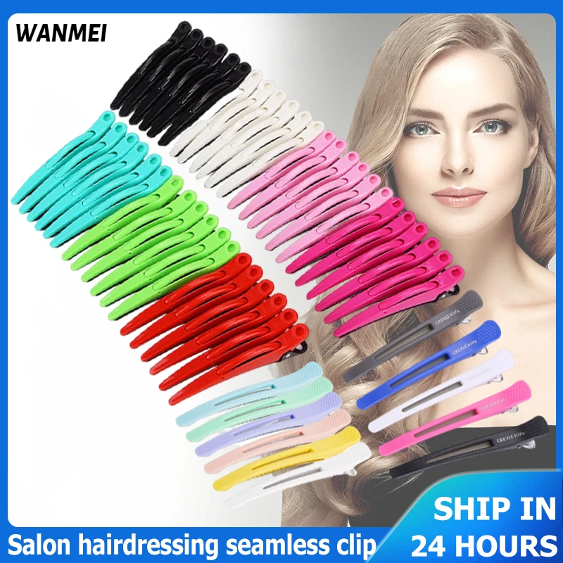 

6PC No Trace Hair Clips Alligator Hairdressing Hair Clips for Women Fixed Styling Hair Clip Salon Styling Tools Hair Accessories