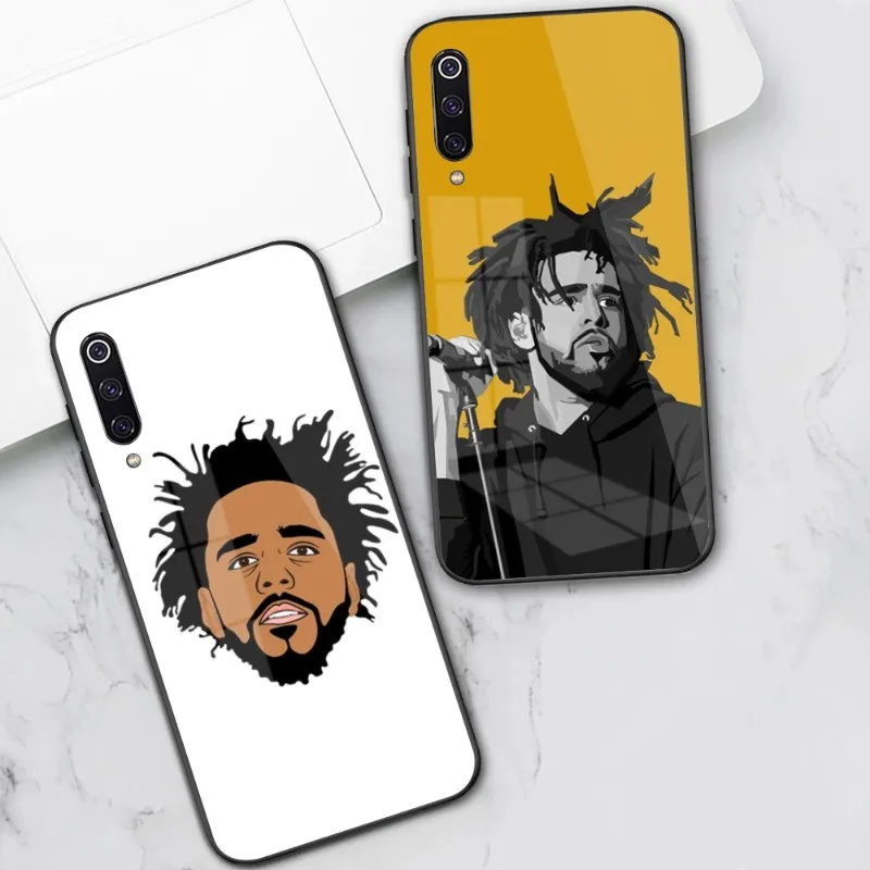 Dreamville J Cole Phone Case For Xiaomi 12 11T 10 9 Redmi Note 11 10 10S Pro Redmi 9 9A 8 Black PC Glass Phone Cover