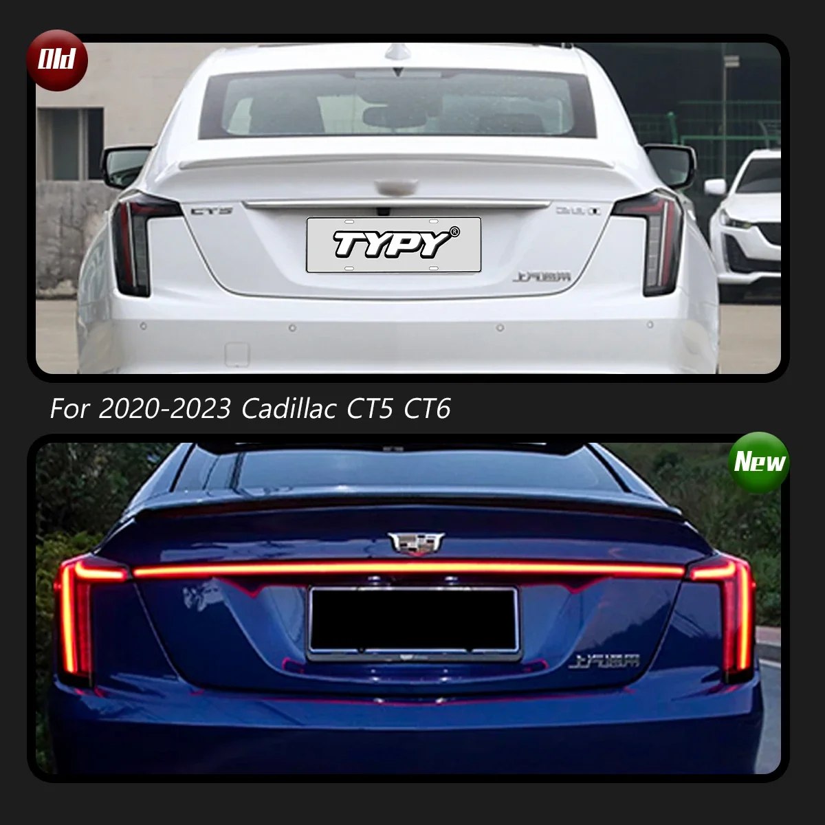 Автомобильные фары TYPY для Cadillac CT5 CT6 задний фонарь 2020-2023 светодиодный проектор