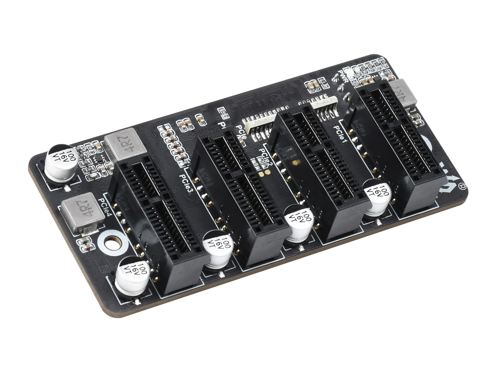 Расширенный 4-канальный расширитель PCIe Gen 2 × 1 стабильная производительность без