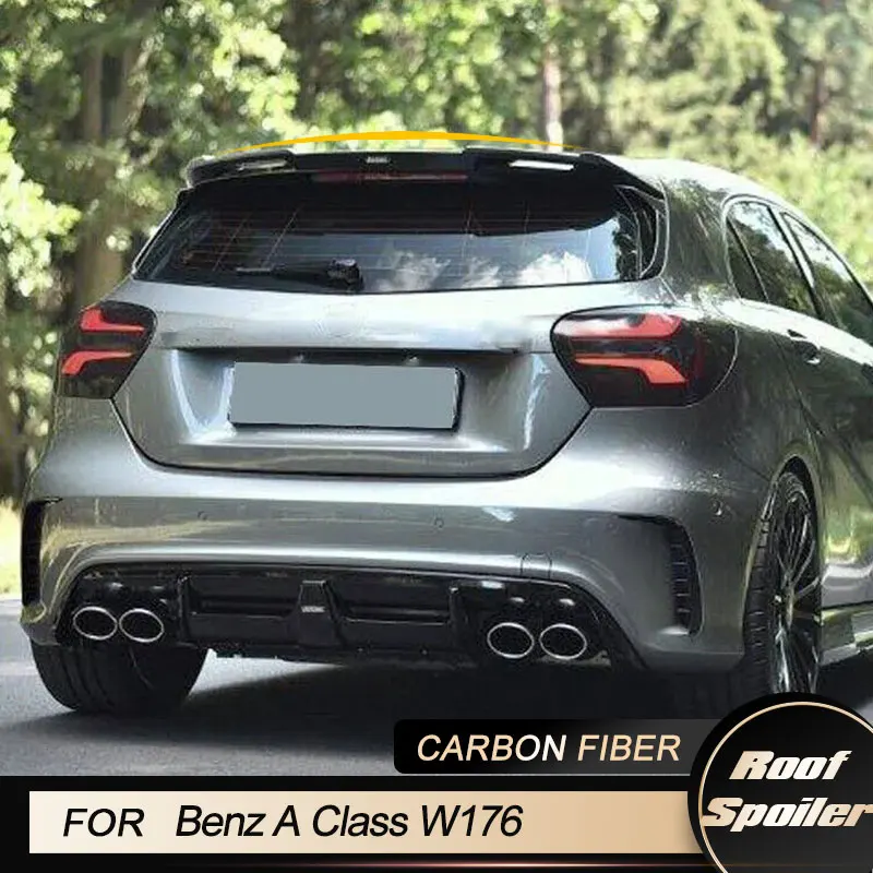 Задний спойлер на крышу багажника для Mercedes Benz A класса W176 A200 A260 A45 AMG 2013-2018 заднего