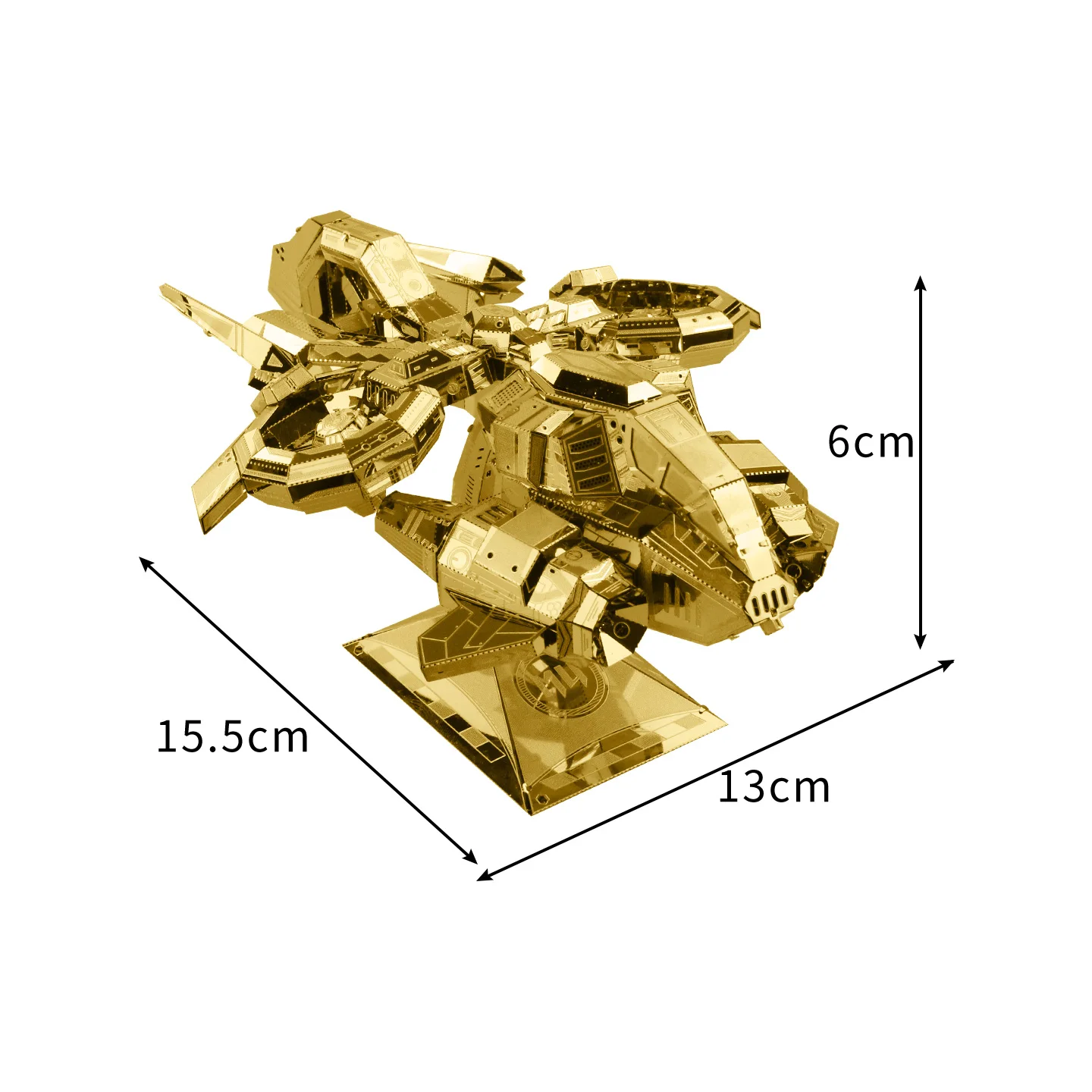 ARTYIMO Thunder Hawk Gold 3D металлический пазл-конструктор, головоломка, украшение для стола, подарок на Рождество, Хэллоуин, день рождения (art.: 3920db099bbef) - 3920db099bbef