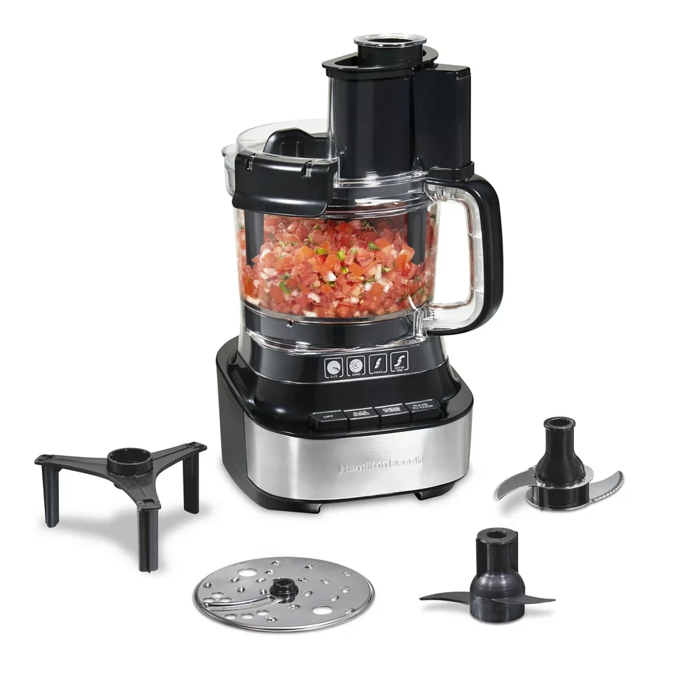 

Stack & Snap Food Processor with Bowl Scraper, 10 Cup Capacity, Black, 70822F