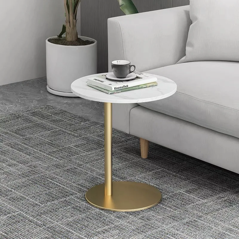 

Center Table for Living Room Tea Tables Gold Round Table Italian Rock Sofa Tables Removable Lounge Low Marble Design Furniture