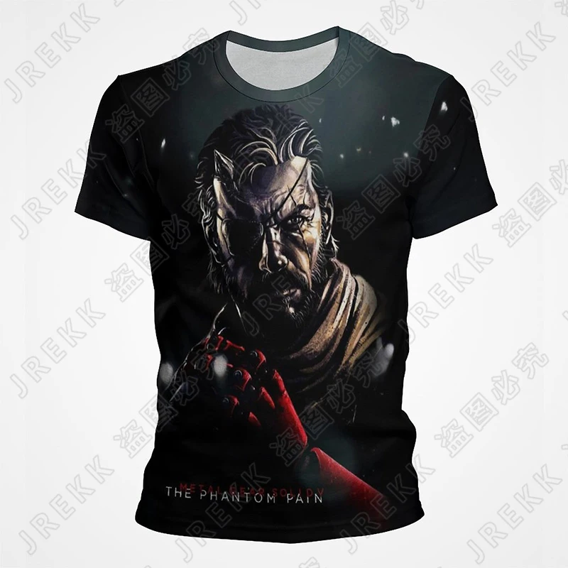 

Mgs Metal Gear Solid New 3D Printed Fashion Casual Cotton T Shirt Men Women Children Short Sleeve T-Shirt Fashion Cool Tops