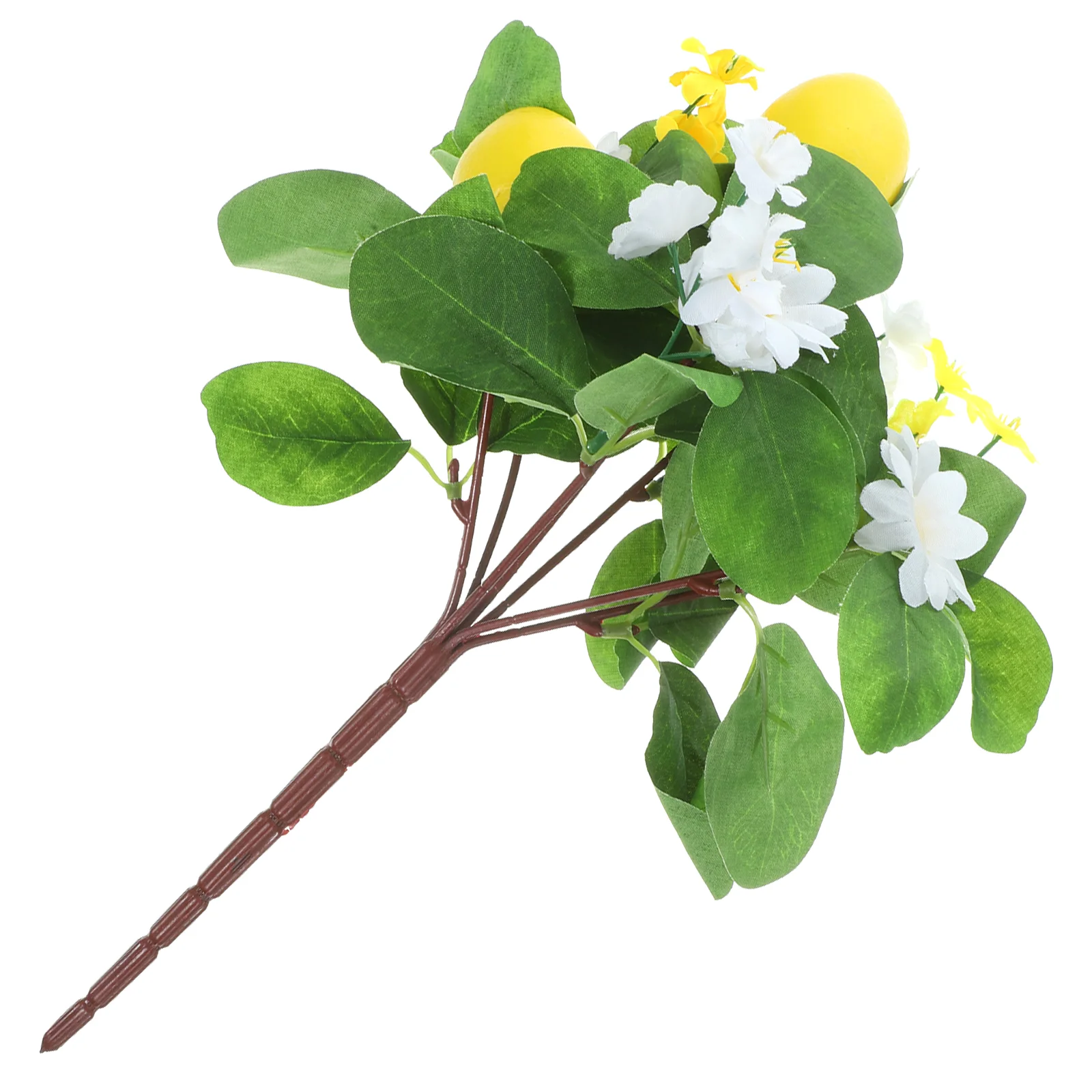 

Small Plants Vivid Artificial Home Supply Faux Decorative Delicate Lemon Branch Office Desktop Fake Wear-resistant