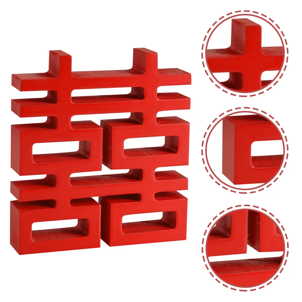 

Wedding Chinese Table Sign Resin Symbol Decor Xi Decoration Fordate Ornament The Save Weddings Letters Keepsake Word Prop Photo