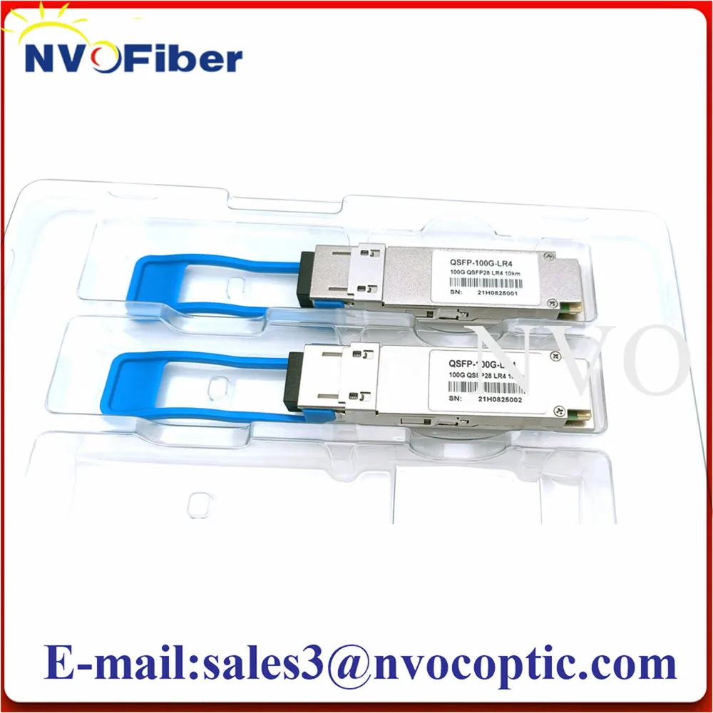 QSFP28 100G LR4 10 км нм LC разъем двухпортовый SFP модуль цена фоторазъем Трансивер LR |
