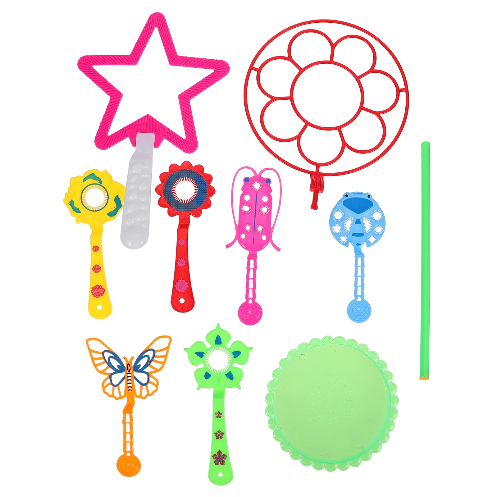 

9pcs Interesting Lovely Colorful Bubble Wands Bubble Wand Set for Children Outdoor Kids