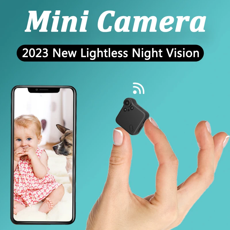 2023New Smallest Wireless WiFi Camera HD 1080P IP Mini Camera Security CCTV Smart hidden  BabyInfrared Night vision Monitor