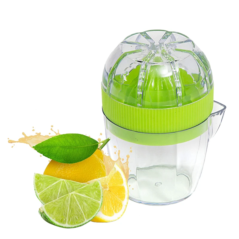 

Lemon Squeezer With Lid Plastic Manual Lemon Juicer Orange Press Cup Citrus Squeezer with Pour Spout Fruit Tools KC0130