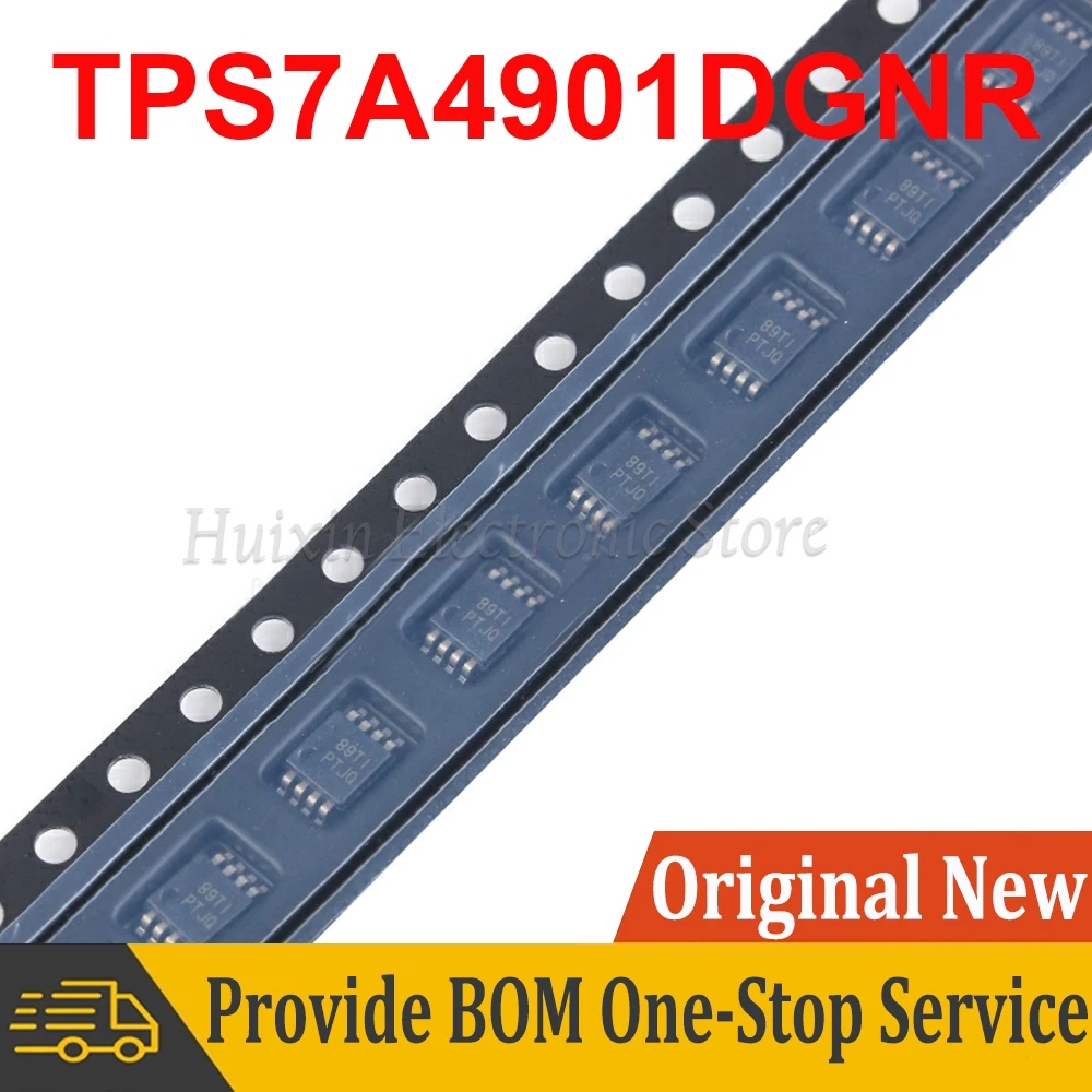 

TPS7A4901DGNR TPS7A4901 MSOP-8 screen printed PTJQ SOP SMD New and Original IC Chipset