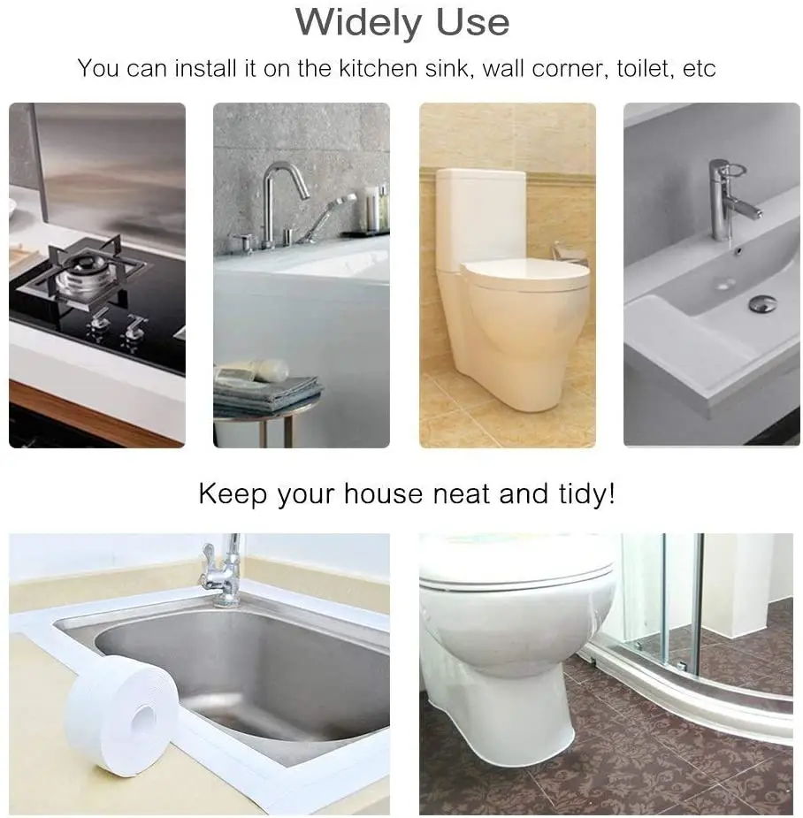 Плинтус для пола раковины кухни настенные наклейки Декор клейкая уплотнительная