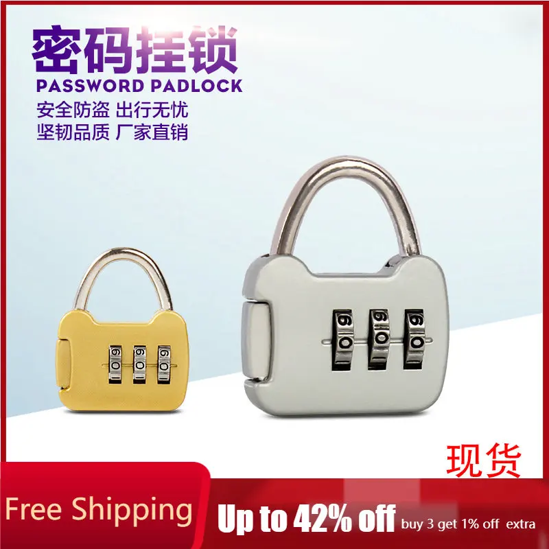 

Lintolyard Luggage Password Lock Mini Zinc Alloy Padlock Color Password Storage Box Password Lock Locker Padlock Free Shipping