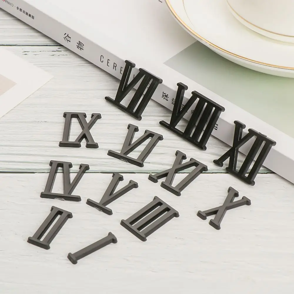 

1 Set Handmade Material Restore Digital Repair Tools Roman Numerals Clock Numerals Accessories Arabic Number Quartz Clock Parts