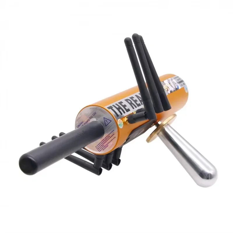 Настоящий золотой детектор AKS дальнего действия 6-антенный пластиковый корпус