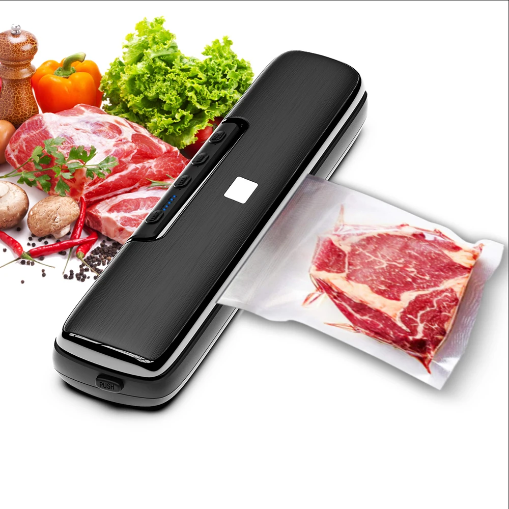 

Electric Vacuum Sealer Plastic Packaging Machine For Home Kitchen Including 15pcs Food Saver Bags Commercial Vacuum Food Sealing