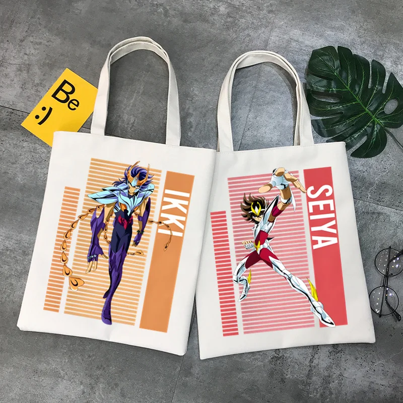 

Saint Seiya Anime Manga Phoenix Shopper Bags Shopping Bag Tote Bag Shoulder Bag Canvas Bags Large Capacity College Handbag