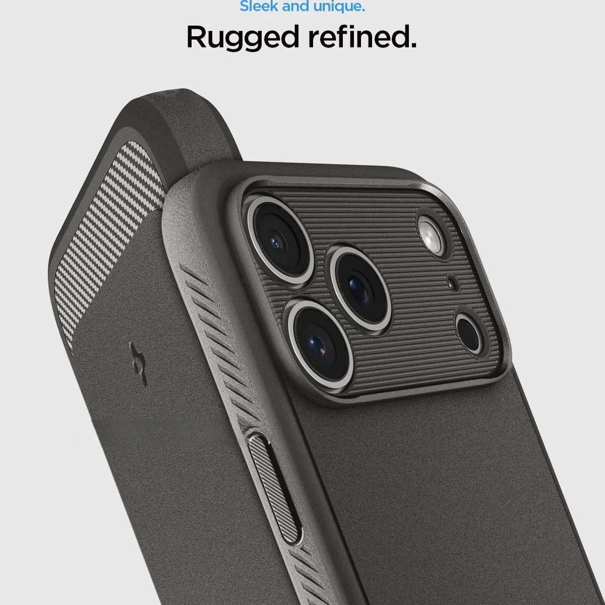 Фото Чехол Spigen для 17Pro Max, полностью закрывающий, противоударный, из мягкого силикона TPU, с магнитной фиксацией MagSafe №5