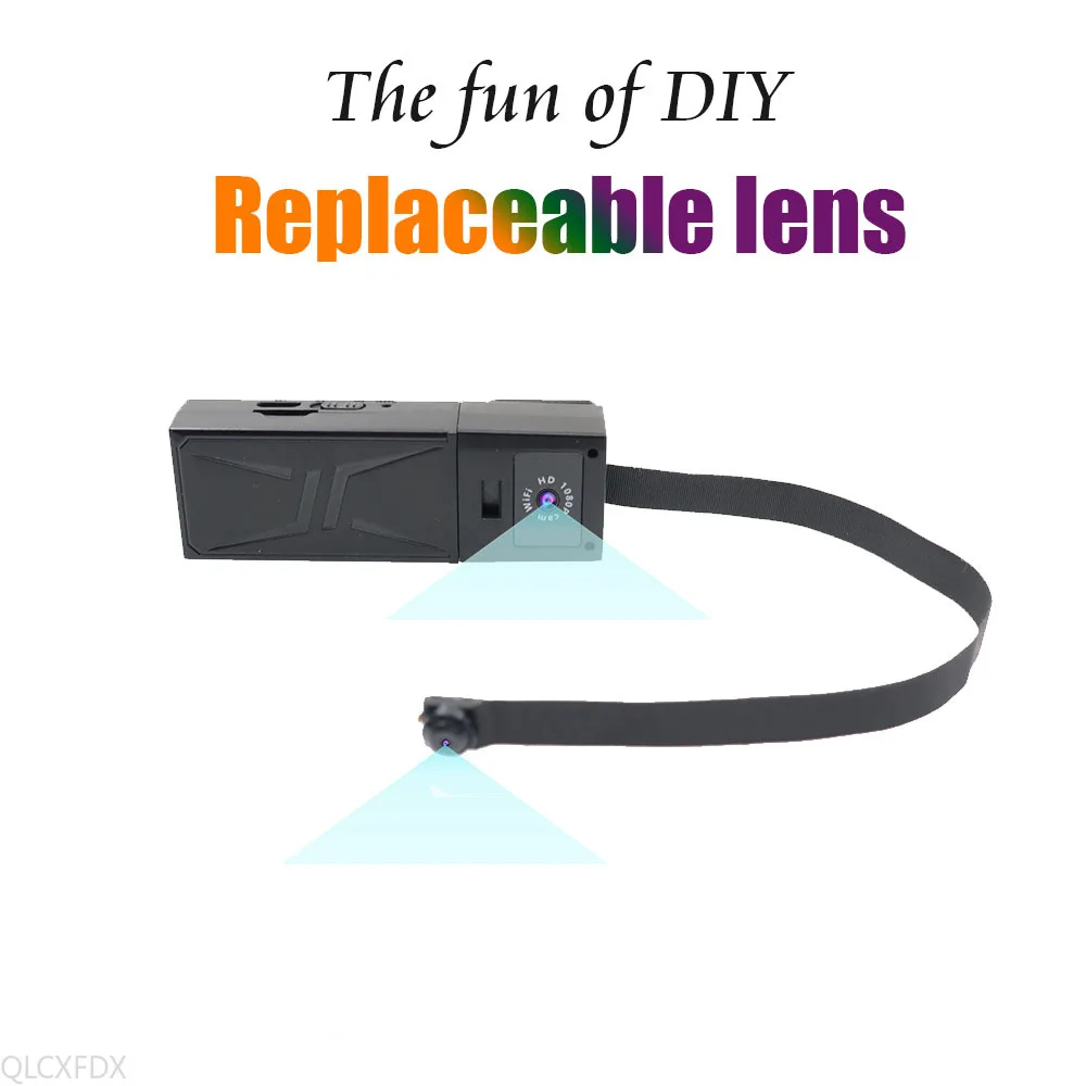 1080P DIY портативная Wi-Fi IP мини-камера P2P беспроводная микро веб-камера видеокамера