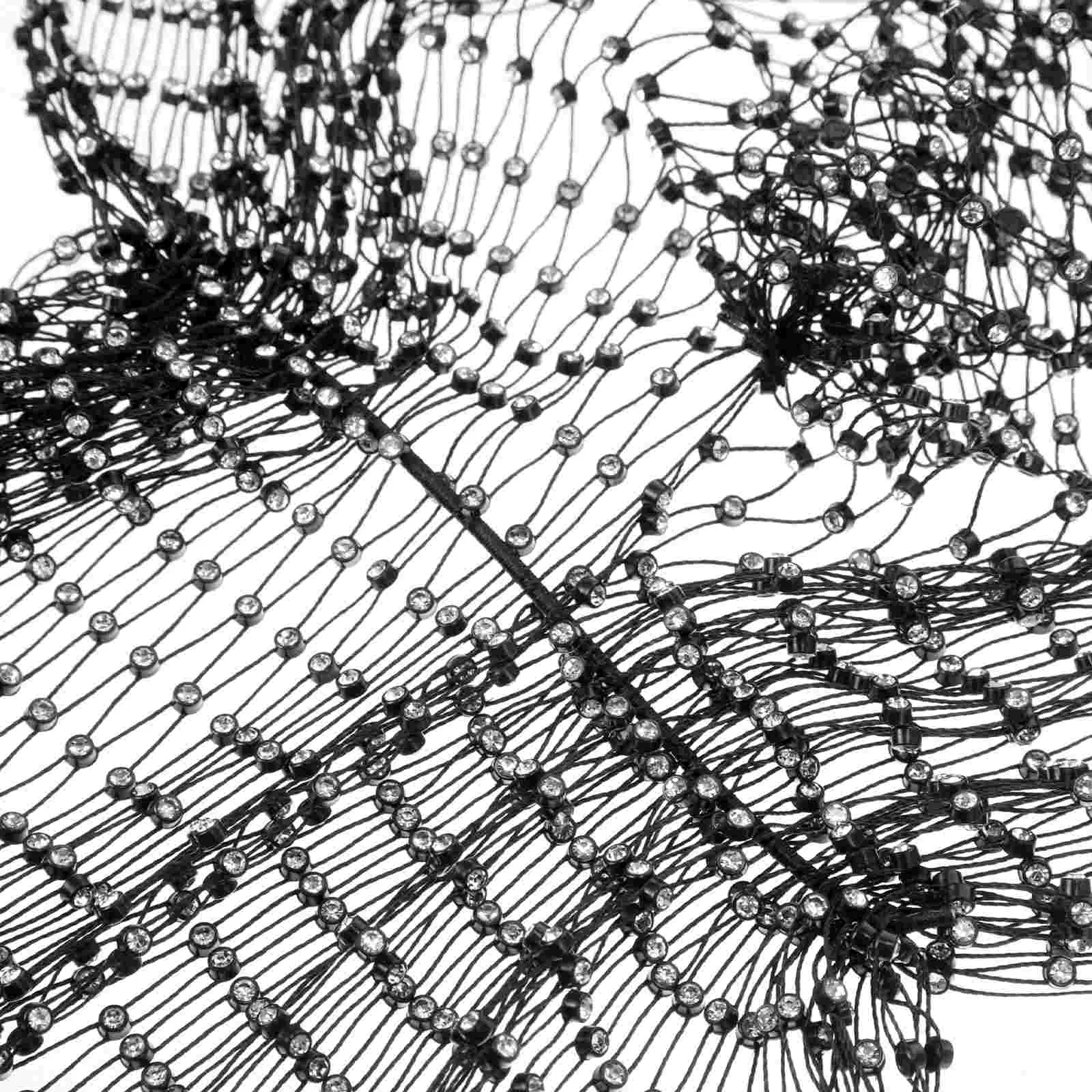 Ажурная шляпа со вспышкой и бриллиантами шарф головной убор для женщин повязка