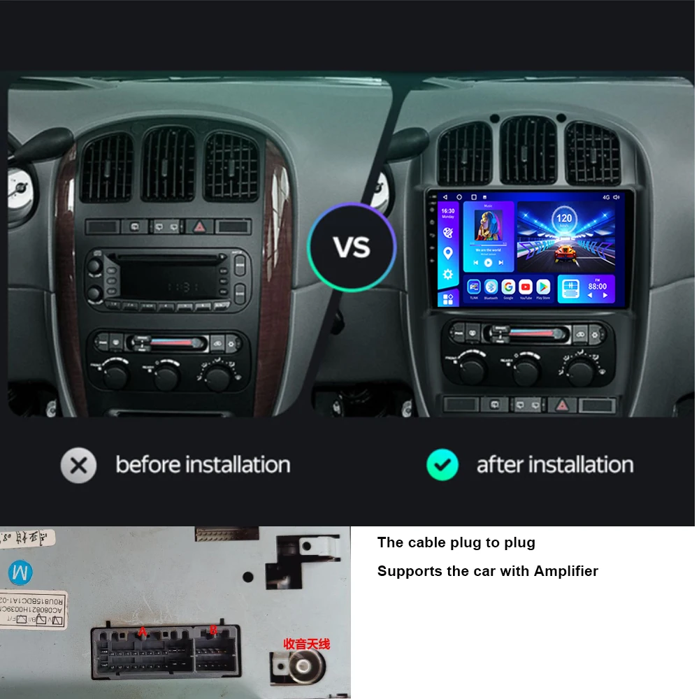 Автомагнитола NAVISTART мультимедийный проигрыватель с GPS-навигацией Android 10 Wi-Fi BT для