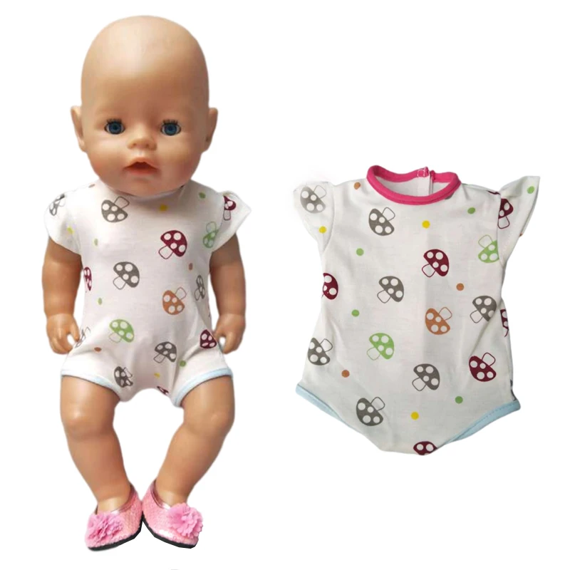 

17 inch doll summer bikini fit for 43cm new born baby doll swim clothes 18 inch doll summer wear