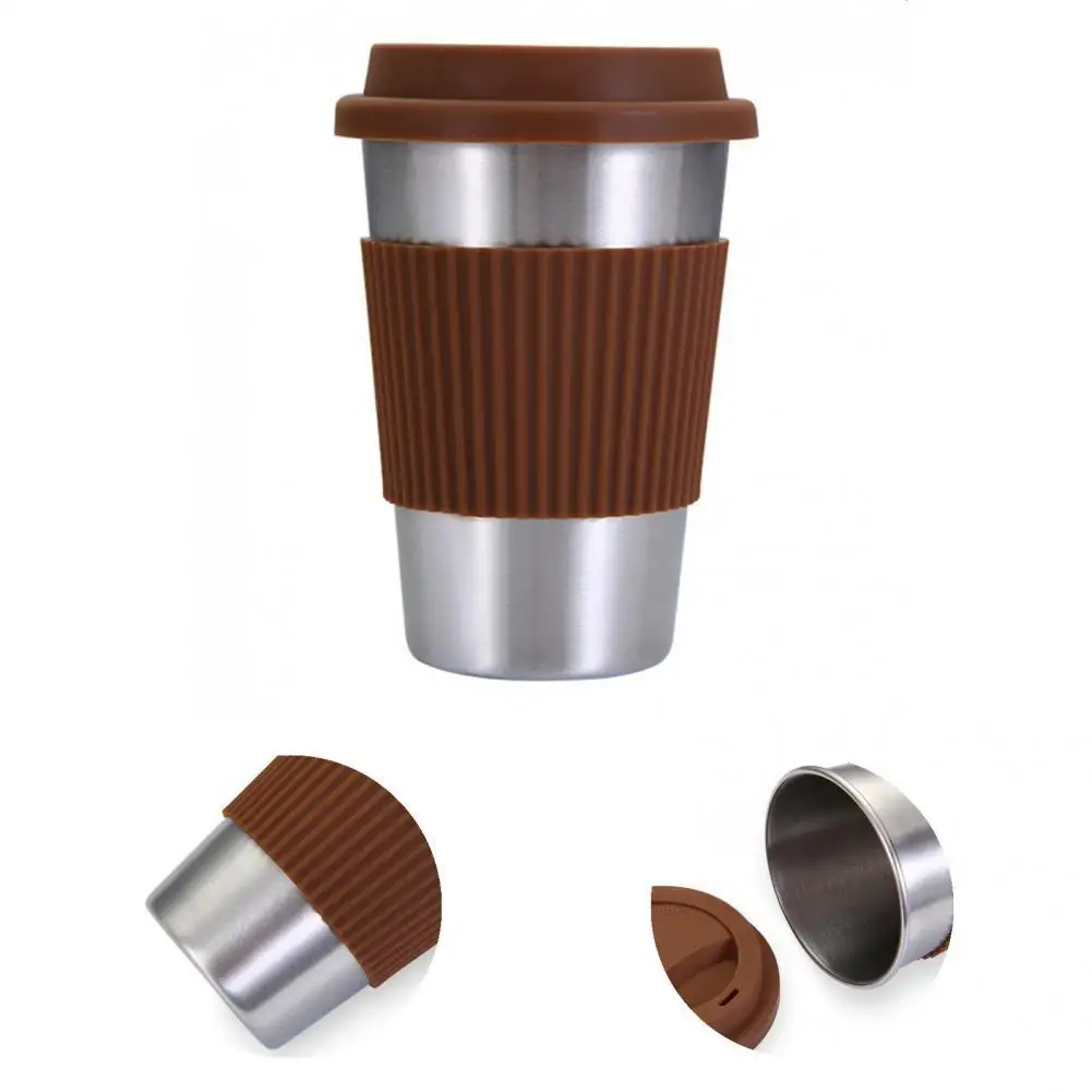 

Water Cup Innovative Stainless Steel Detachable Anti-scald Convenient Coffee Mug for Living Room Coffee Cup Water Cup